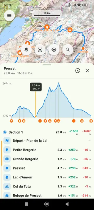 Un roadbook clair